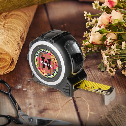 プレイドモダンルージュピンクフローラモノグラム メジャー