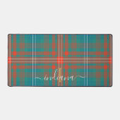 プレイドモノグラムクラシックエレガントウィルソンタータンチェック デスクマット (正面)