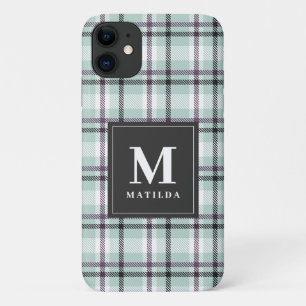 プレイドモノグラムタータンチェック iPhone 11 ケース