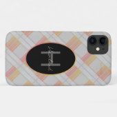 プレイドモノグラムiPhoneケースHAMbWG Case-Mate iPhoneケース (裏面(横))