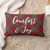 プレイドレッド素朴クリスマスホリデーズススススススススチュワートタータンチェック ランバークッション (ブランケット)