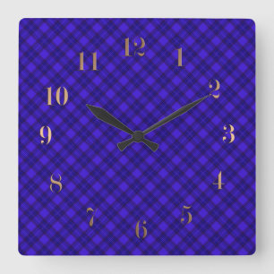 プレイドレトロ スクエア壁時計