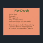 プレイドーレシピポストカードin秋の色 ポストカード<br><div class="desc">子どもがいる家庭は、生地を作るためのレシピ付きの便利なハガキ遊が必要だ。共有このおもしろいレシピを友だちと一緒に。先生は楽しむこのハガキで新入生に歓迎の手紙を送るかもしれない。子供は遊練生地が必要。親には作り方のレシピが必要。このポストカードは多くのスマイルをもたらす。ここに秋の色で完璧なレシピはがき。</div>