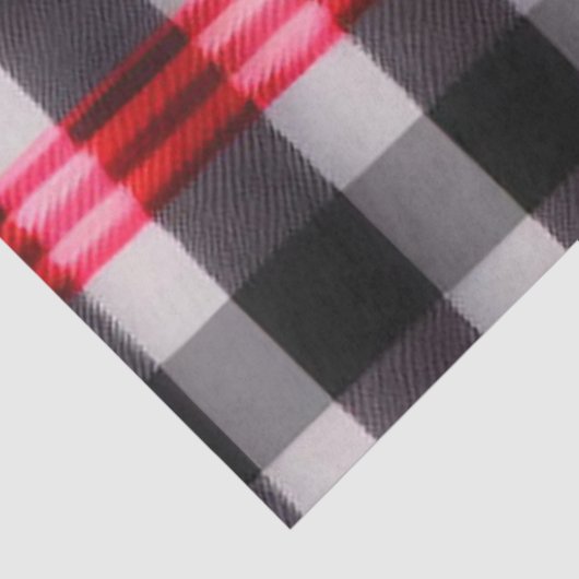 プレイド人気がある抽象芸術レッドブラックプレイドコレクション 薄葉紙 (詳細)