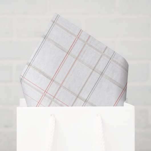 プレイド伝統的コージーキャビン白金ゴールドギフト 薄葉紙 (ギフトバッグ)