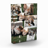 プレイド伝統的コージーグリーンクリスマスギフト8 フォトブロック (左)