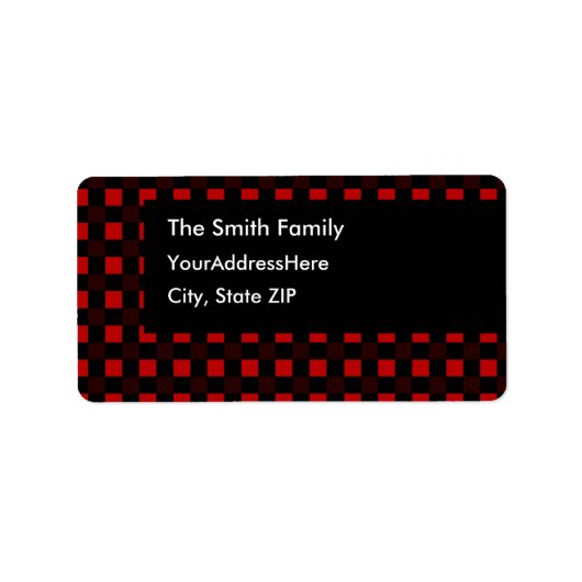 プレイド住所 シールへ ラベル (正面)