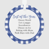 プレイド出生ファミリ年レビューオーナメント オーナメント (裏面)