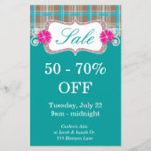 プレイド春販売フライヤーデイジー花 チラシ (裏面)