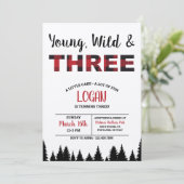 プレイド第三誕生日招待状ヤングワイルド&スリー 招待状 (スタンド正面)