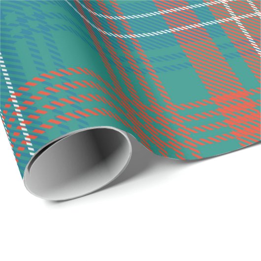 プレイド素朴クラシッククリスマスホリデータータンチェック ラッピングペーパー (ロールコーナー)
