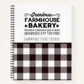 プレイド素朴グランマズファームハウスベーカリーレシピ ノートブック (正面)