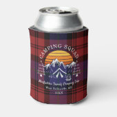 プレイド素朴タータンチェックファミリーキャンピングチーム 缶クーラー (缶裏面)