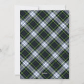 プレイド素朴ファミリークリスマス2ペットの写真タータンチェック シーズンカード (裏面)