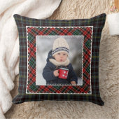 プレイド素朴ホリデーフォトキッズ クッション (ブランケット)