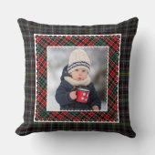 プレイド素朴ホリデーフォトキッズ クッション (正面)