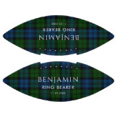 プレイド素朴リングや輪ベアラーキャンベル軍隊タータンチェック アメリカンフットボール (パネル)