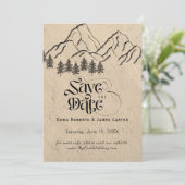 プレイド・ウィルダネス・セーブ・ザ・デートカード セーブザデート (スタンド正面)