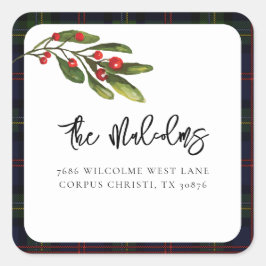 プレイド エレガント ラスティック クラシック タルタン 返送先住所 スクエアシール