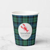 プレイド タルタン ザリガニ パーティー 結婚式前祝い 紙コップ (裏面)