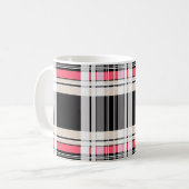 プレイド、タータンチェック コーヒーマグカップ (正面左)