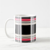 プレイド、タータンチェック コーヒーマグカップ (左)