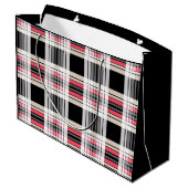 プレイド、タータンチェック ラージペーパーバッグ (裏面アングル)