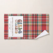 プレイド バチェロレッテ ガールズ ウィークエンド パーティー ルースチック ハンドタオル (ハンドタオル)