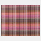 プレイド フリースブランケット (正面(横))