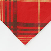 プレイド フリースブランケット (角)