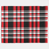 プレイド フリースブランケット (正面(横))