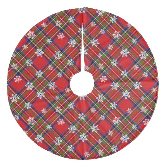 プレイド フリース ツリースカート (正面)