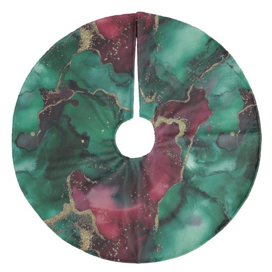 プレイド フリース ツリースカート (正面)