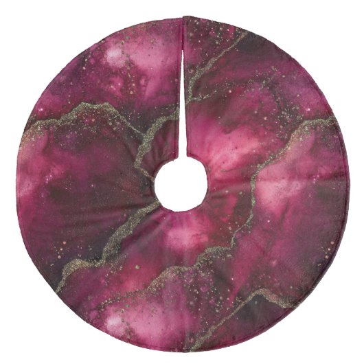 プレイド フリース ツリースカート (正面)