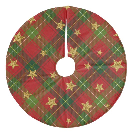 プレイド フリース ツリースカート (正面)