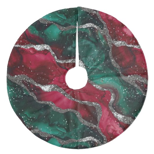 プレイド フリース ツリースカート (正面)