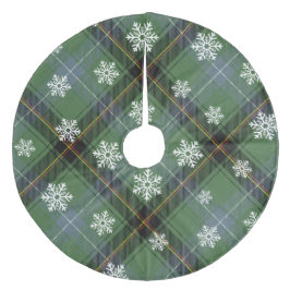 プレイド フリース ツリースカート