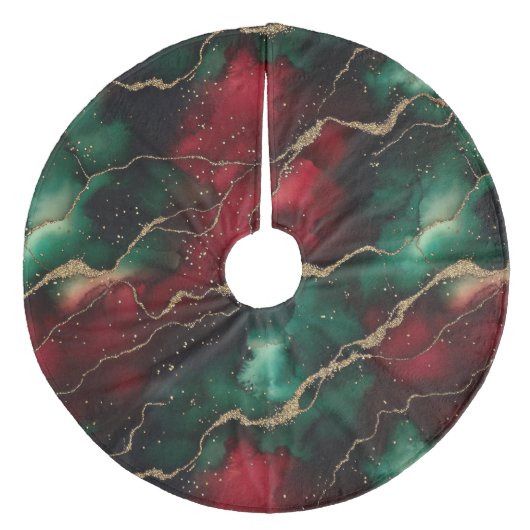 プレイド フリース ツリースカート (正面)