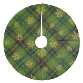 プレイド フリース ツリースカート