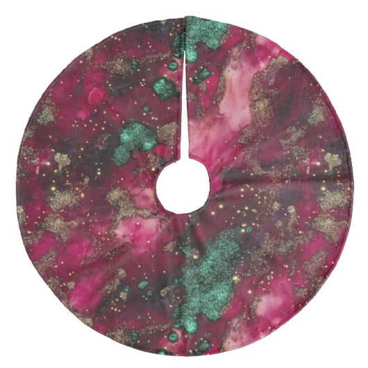 プレイド フリース ツリースカート (正面)