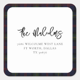 プレイド ラスティック クラシック タルタン 返送先住所 スクエアシール