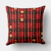 プレイド&金ゴールドホリデースパーク クッション (裏面)