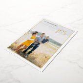 プレイド JOY ミニマル スクリプト リアル 箔シーズンカード (回転した状態)