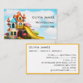 プレイハウスベビーシッターNANNY託児所 名刺 (正面/裏面)