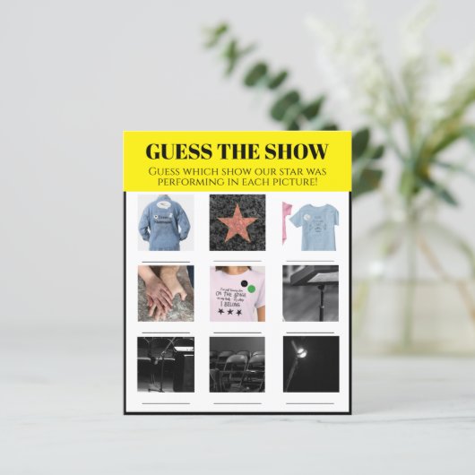 プレイビルの表示パーソナライズされたパーティーゲーム (スタンド正面)