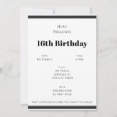 プレイビルインスパイア招待状 招待状 (裏面)