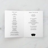 プレイビル結婚式 プログラム (内部)