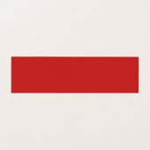 プレイモダンンミニマリスト赤白プロフェッショナル 名刺 (内部フラット)