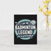 プレイヤーおもしろいIはバドミントン伝説You Never カード (黄色い花)