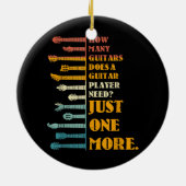 プレイヤーが必要とするギターの数 セラミックオーナメント (裏面)